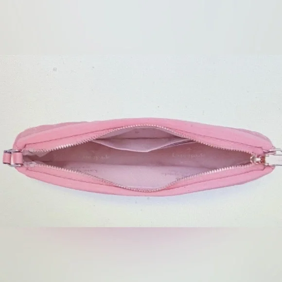 Kate Spade Coral Quilted Clutch. Sold - Picture 4 of 5